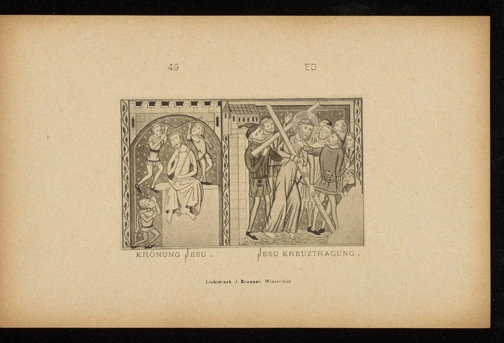 An illustration from Geschichte der Kirche St. Georg bei Räzüns und ihre Wandgemälde, 1880, leaf 78