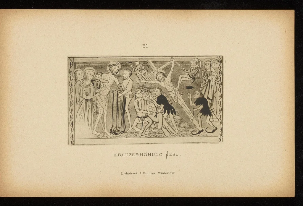 An illustration from Geschichte der Kirche St. Georg bei Räzüns und ihre Wandgemälde, 1880, leaf 80