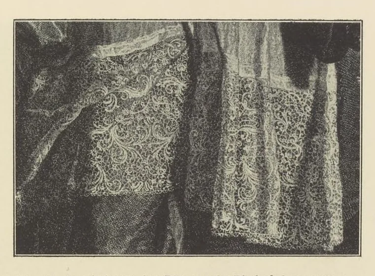 An illustration from Entwicklungsgeschichte der Spitze : mit Besonderer Rücksicht auf die Spitzen-Sammlung des K.K. Österreichischen Museums für Kunst und Industrie in Wien, 1910, leaf 148