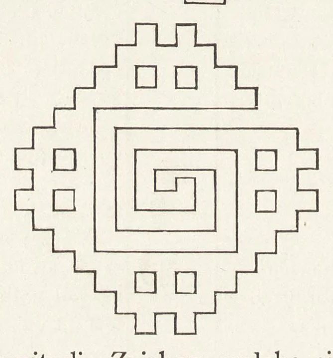 An illustration from Das land der Inca : in seiner bedeutung für die Urgeschichte der Sprache und Schrift, 1883, leaf 329