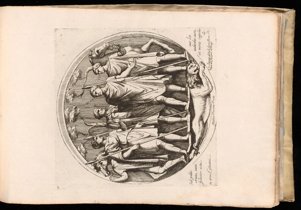 An illustration from [Bassi rilievi antichi nell'arco di Constantino, e in Campidoglio], 1655, leaf 12