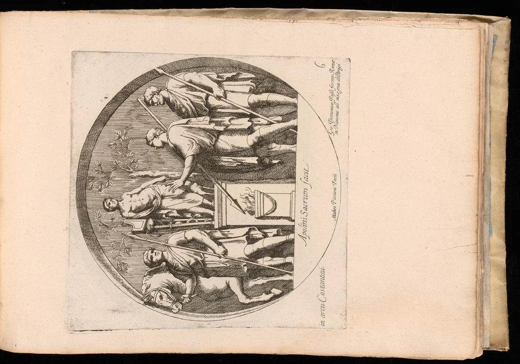 An illustration from [Bassi rilievi antichi nell'arco di Constantino, e in Campidoglio], 1655, leaf 16