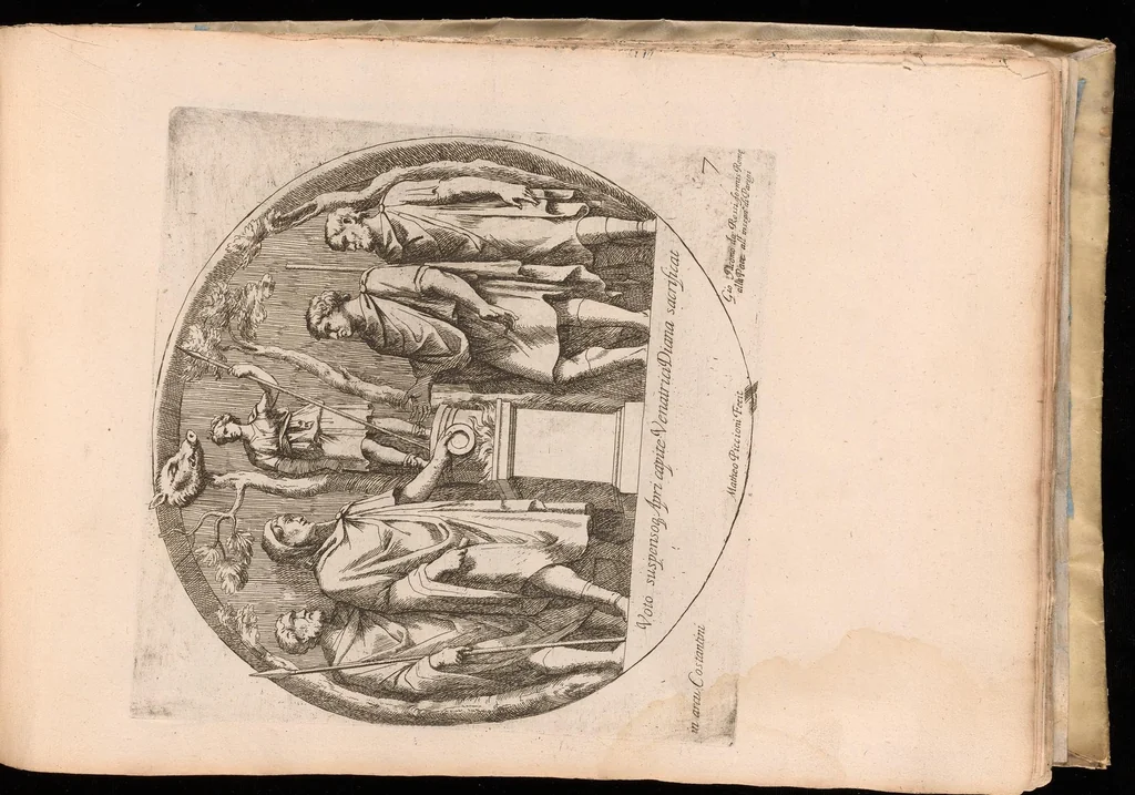 An illustration from [Bassi rilievi antichi nell'arco di Constantino, e in Campidoglio], 1655, leaf 18