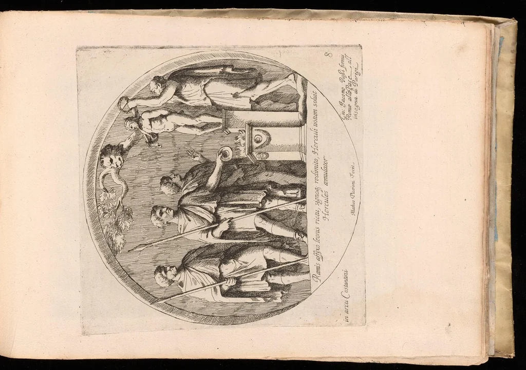An illustration from [Bassi rilievi antichi nell'arco di Constantino, e in Campidoglio], 1655, leaf 20