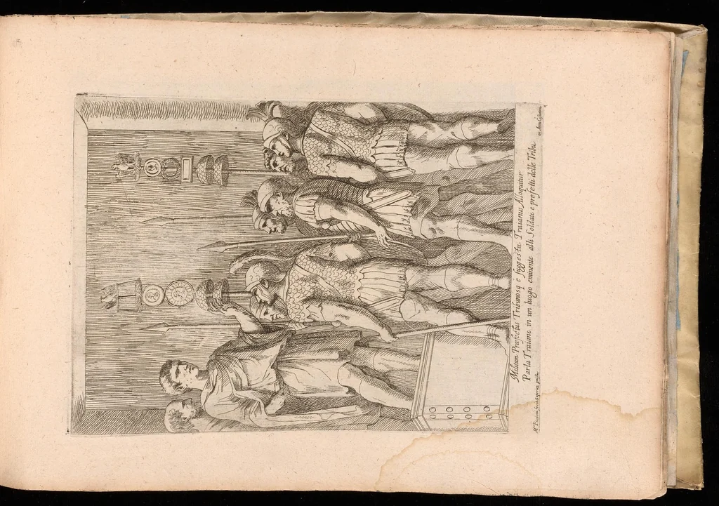 An illustration from [Bassi rilievi antichi nell'arco di Constantino, e in Campidoglio], 1655, leaf 22
