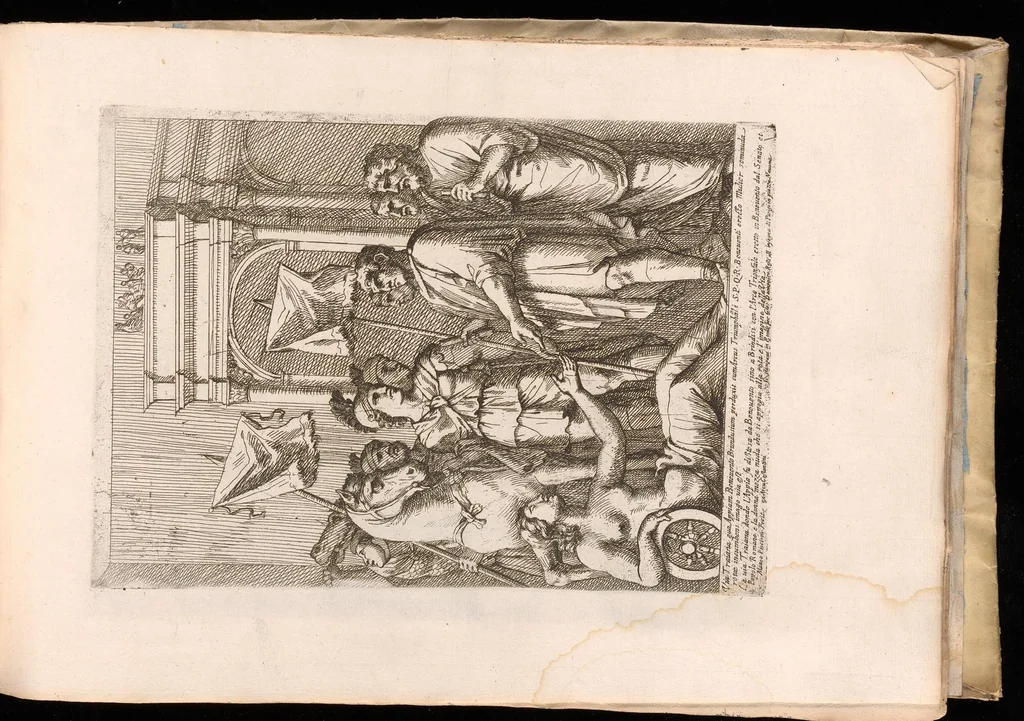 An illustration from [Bassi rilievi antichi nell'arco di Constantino, e in Campidoglio], 1655, leaf 24