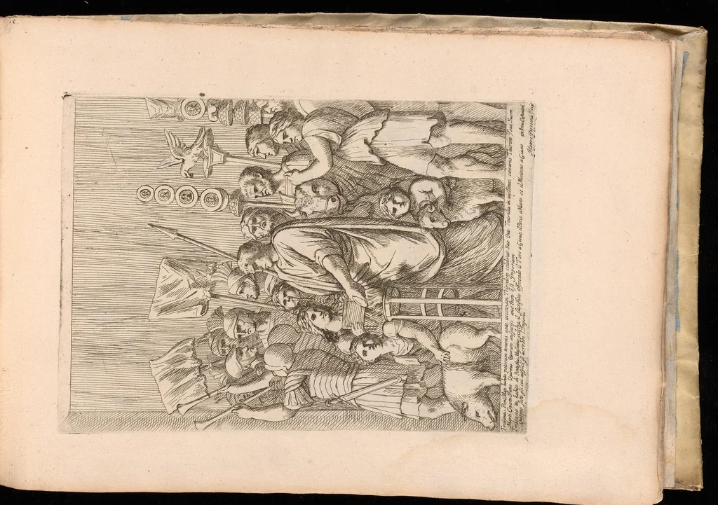 An illustration from [Bassi rilievi antichi nell'arco di Constantino, e in Campidoglio], 1655, leaf 28