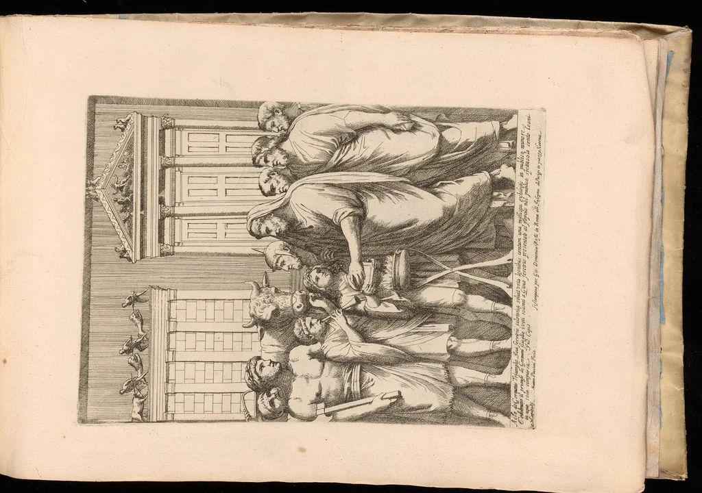 An illustration from [Bassi rilievi antichi nell'arco di Constantino, e in Campidoglio], 1655, leaf 38