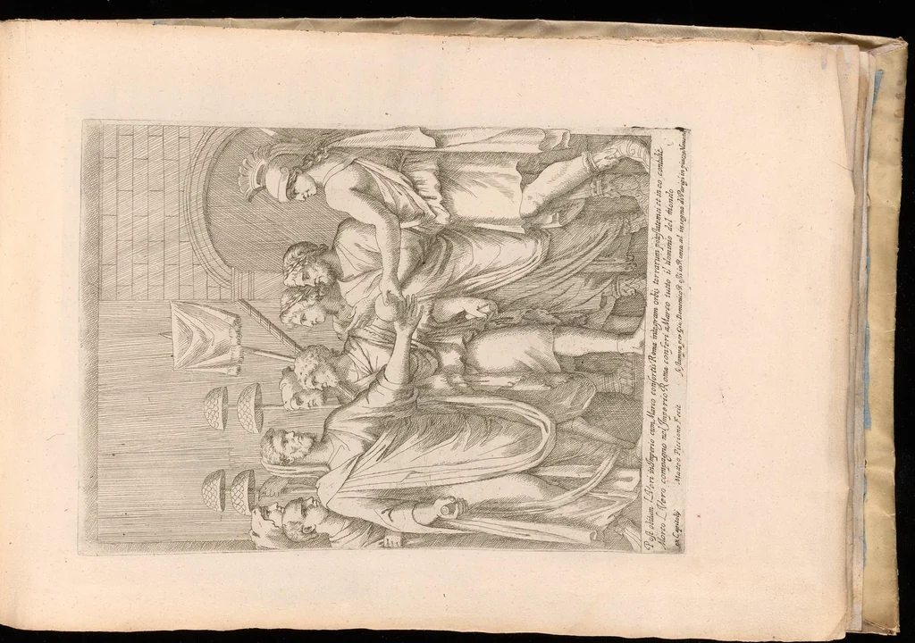 An illustration from [Bassi rilievi antichi nell'arco di Constantino, e in Campidoglio], 1655, leaf 42