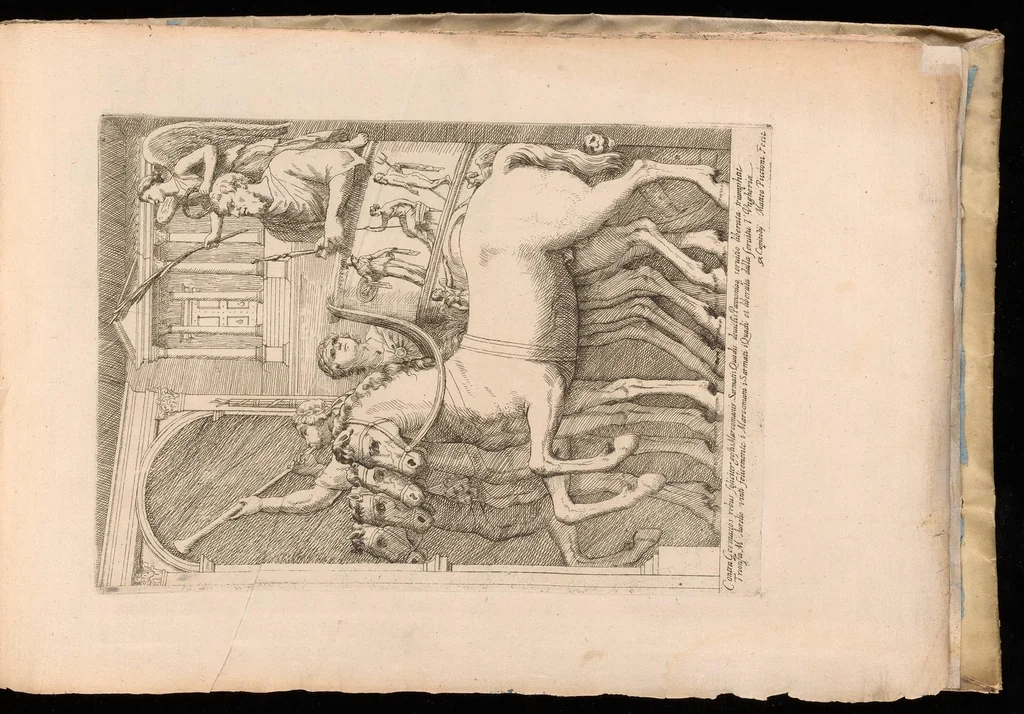 An illustration from [Bassi rilievi antichi nell'arco di Constantino, e in Campidoglio], 1655, leaf 44