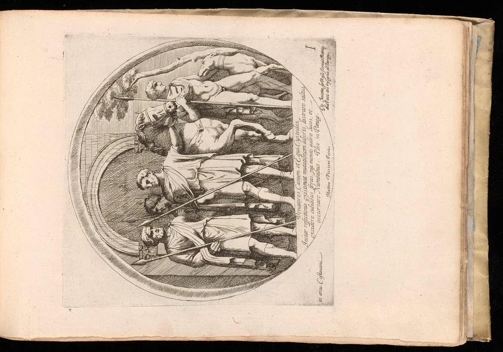 An illustration from [Bassi rilievi antichi nell'arco di Constantino, e in Campidoglio], 1655, leaf 6