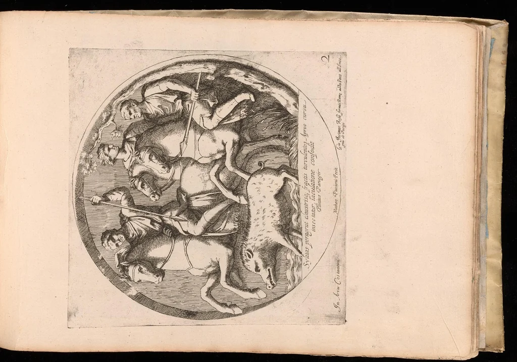 An illustration from [Bassi rilievi antichi nell'arco di Constantino, e in Campidoglio], 1655, leaf 8
