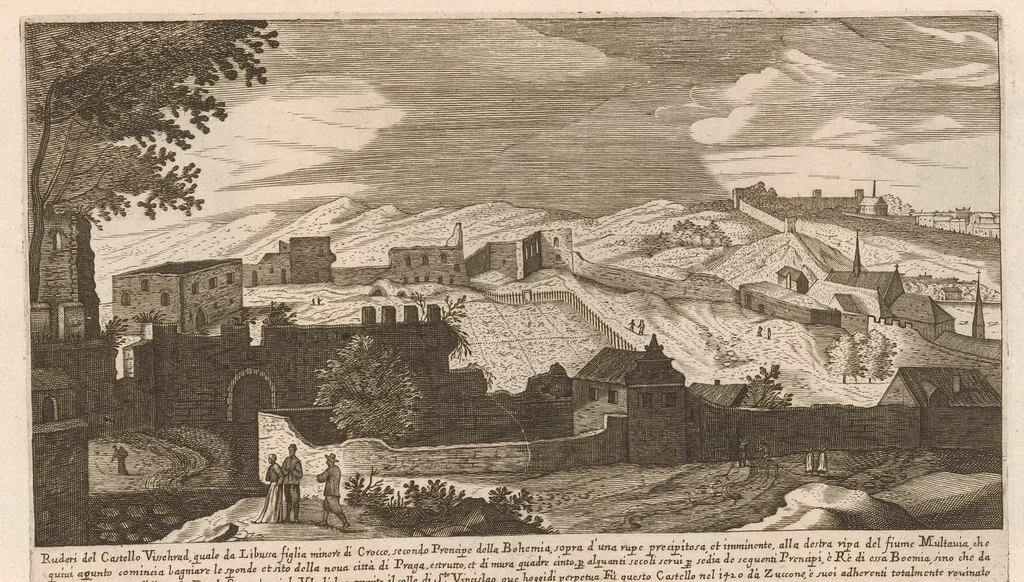 An illustration from Vestigi delle antichità di Roma, Tivoli, Pozzvolo et altri lvochi, 1660, leaf 104