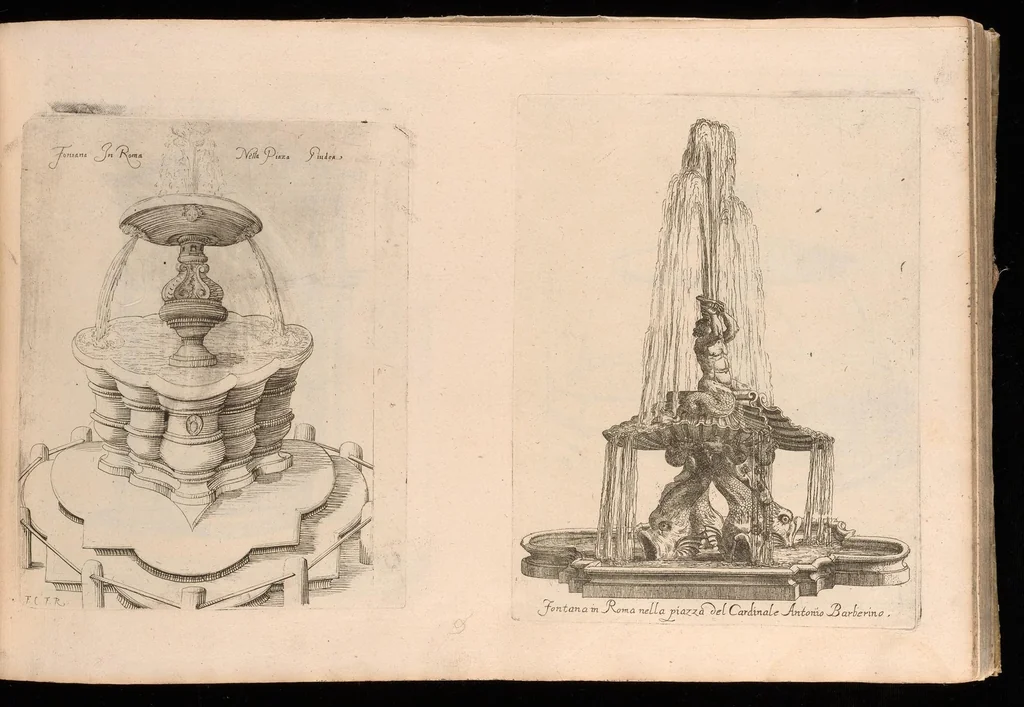 An illustration from Nvova racolta di fontane che si vedano nel alma citta di Roma, Tivoli e Frascati, 1678, leaf 22