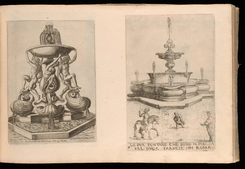 An illustration from Nvova racolta di fontane che si vedano nel alma citta di Roma, Tivoli e Frascati, 1678, leaf 26