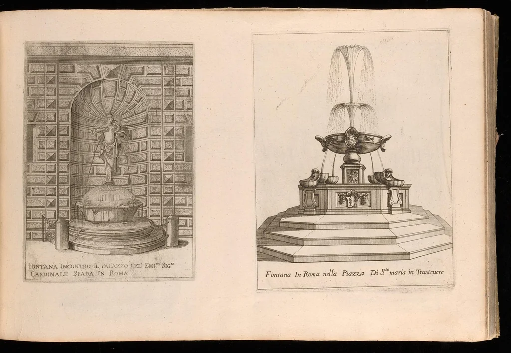 An illustration from Nvova racolta di fontane che si vedano nel alma citta di Roma, Tivoli e Frascati, 1678, leaf 30