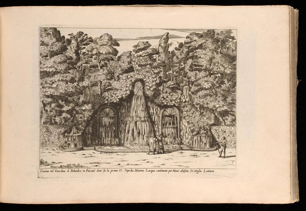 An illustration from Nvova racolta di fontane che si vedano nel alma citta di Roma, Tivoli e Frascati, 1678, leaf 40