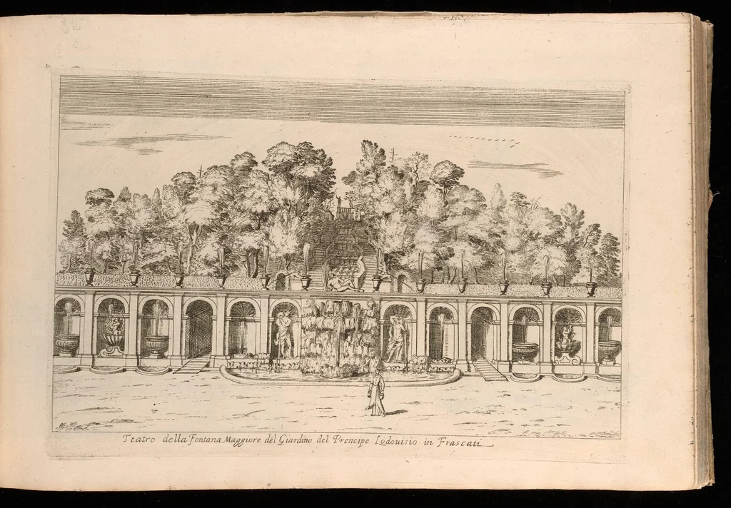 An illustration from Nvova racolta di fontane che si vedano nel alma citta di Roma, Tivoli e Frascati, 1678, leaf 46