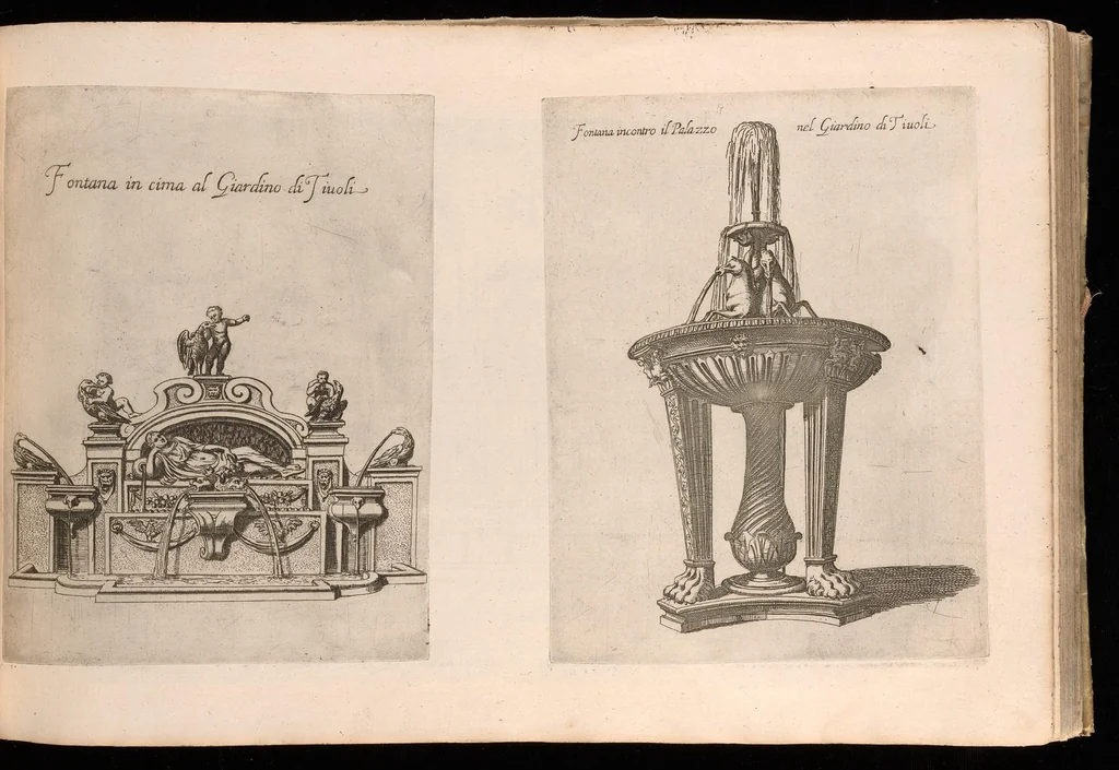 An illustration from Nvova racolta di fontane che si vedano nel alma citta di Roma, Tivoli e Frascati, 1678, leaf 48