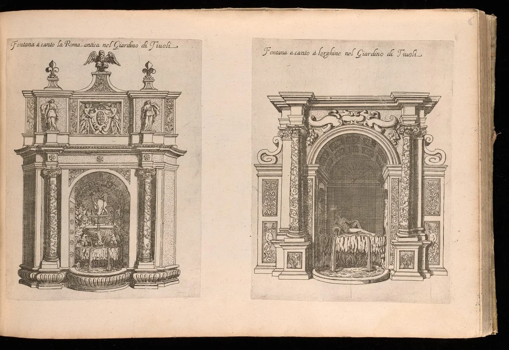 An illustration from Nvova racolta di fontane che si vedano nel alma citta di Roma, Tivoli e Frascati, 1678, leaf 52