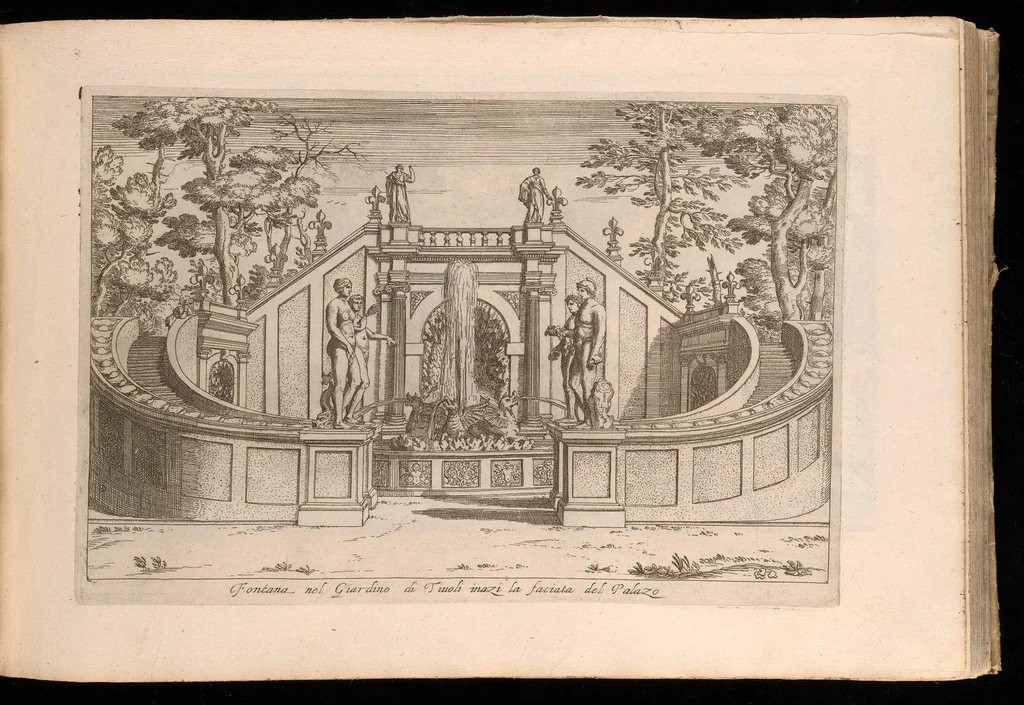 An illustration from Nvova racolta di fontane che si vedano nel alma citta di Roma, Tivoli e Frascati, 1678, leaf 54