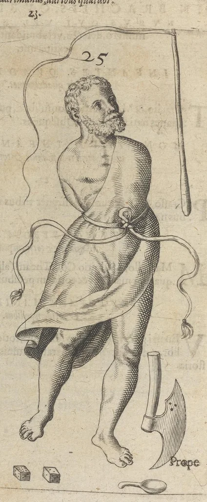 An illustration from Monstrorum historia memorabilis : monstrosa humanorum partuum miracula : stupendis conformationum formulis ab vtero materno enata : viuis exemplis, obseruationibus, & picturis, referens : accessit analogicum argumentum de monstris brutis : Supplementi loco ad observationes medicas Schenkianas edita, 1609, leaf 37