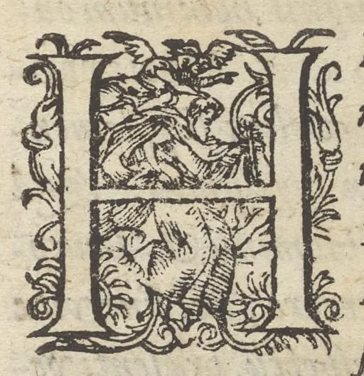 An illustration from Monstrorum historia memorabilis : monstrosa humanorum partuum miracula : stupendis conformationum formulis ab vtero materno enata : viuis exemplis, obseruationibus, & picturis, referens : accessit analogicum argumentum de monstris brutis : Supplementi loco ad observationes medicas Schenkianas edita, 1609, leaf 6