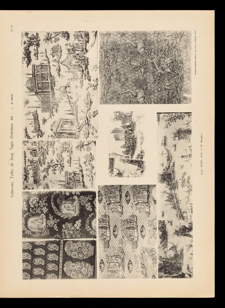 An illustration from Broderies chinoises, indiennes, toiles de Gênes & de Jouy, etc., etc, 1900, leaf 22