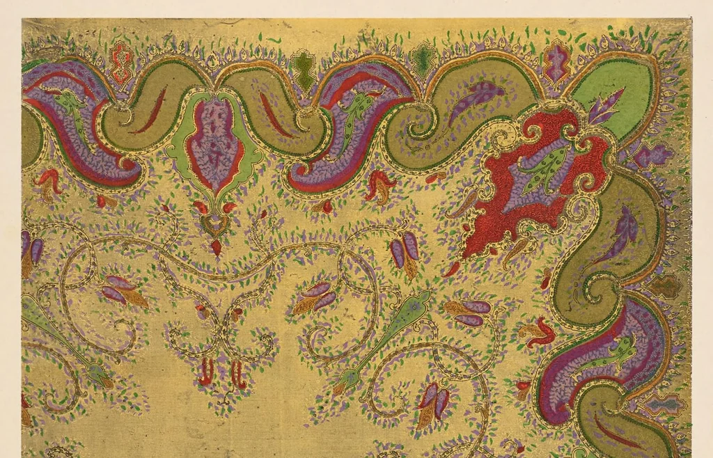 An illustration from Broderies chinoises, indiennes, toiles de Gênes & de Jouy, etc., etc, 1900, leaf 28