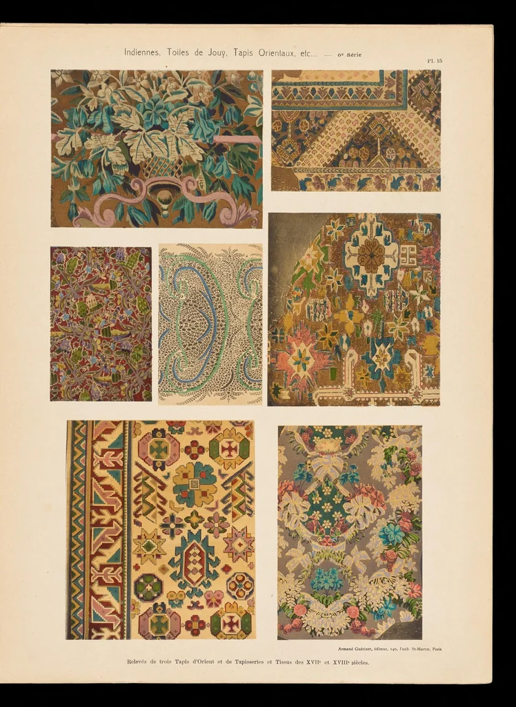 An illustration from Broderies chinoises, indiennes, toiles de Gênes & de Jouy, etc., etc, 1900, leaf 32