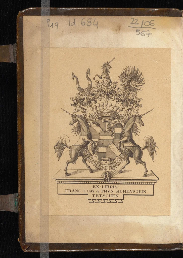 An illustration from Le promptuaire des conciles de leglise catholique, auec les scismes & la differe[n]ce diceulx, 1533, leaf 1