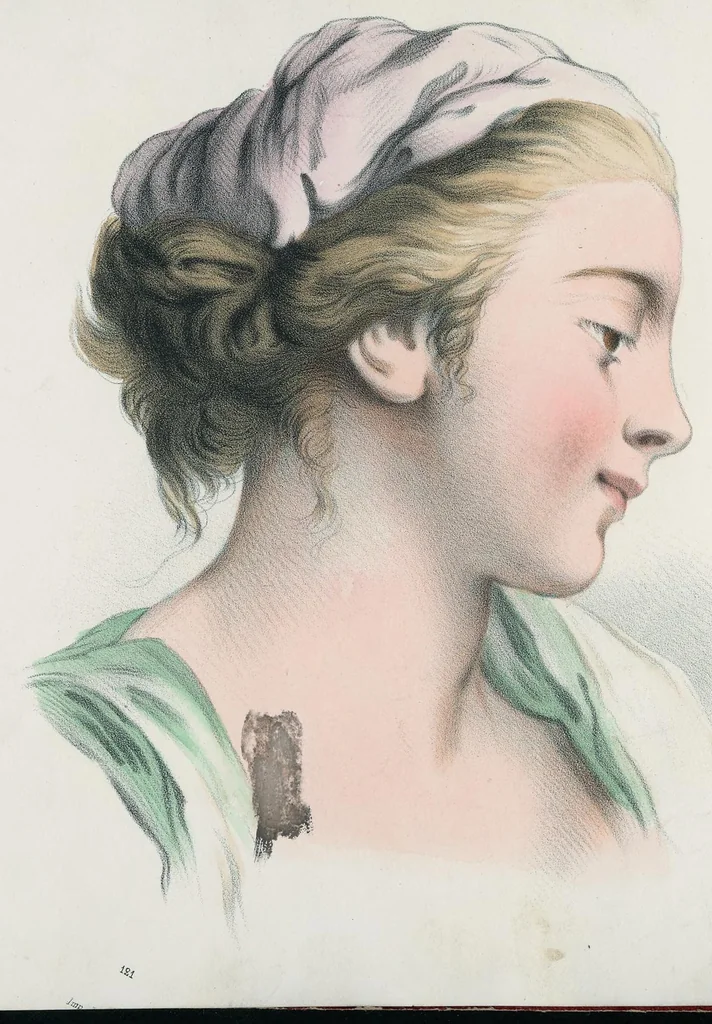An illustration from Nouveau cours élémentaire de coloris et d'aquarelle : suivi de considérations sur la peinture orientale, 1850, leaf 15