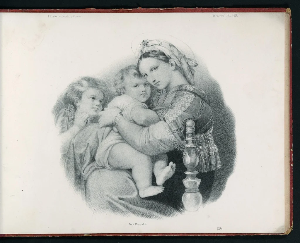 An illustration from Nouveau cours élémentaire de coloris et d'aquarelle : suivi de considérations sur la peinture orientale, 1850, leaf 36