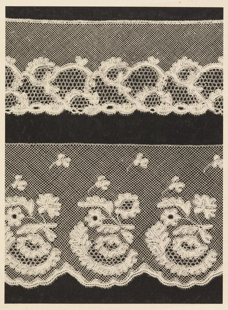 An illustration from Russkoe kruzhevo : uzory i skolki, 1909, leaf 58