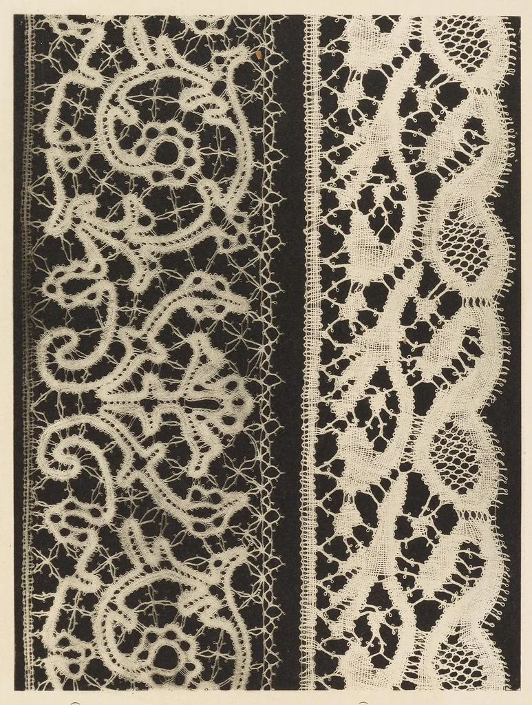 An illustration from Russkoe kruzhevo : uzory i skolki, 1909, leaf 64