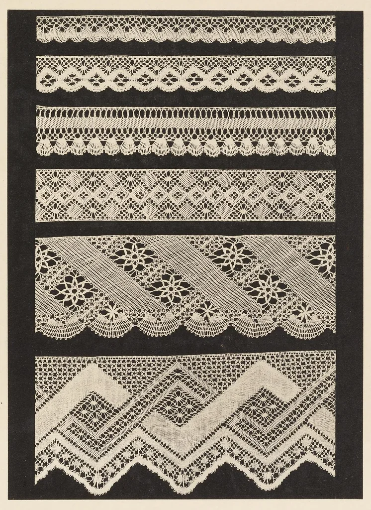 An illustration from Russkoe kruzhevo : uzory i skolki, 1909, leaf 86