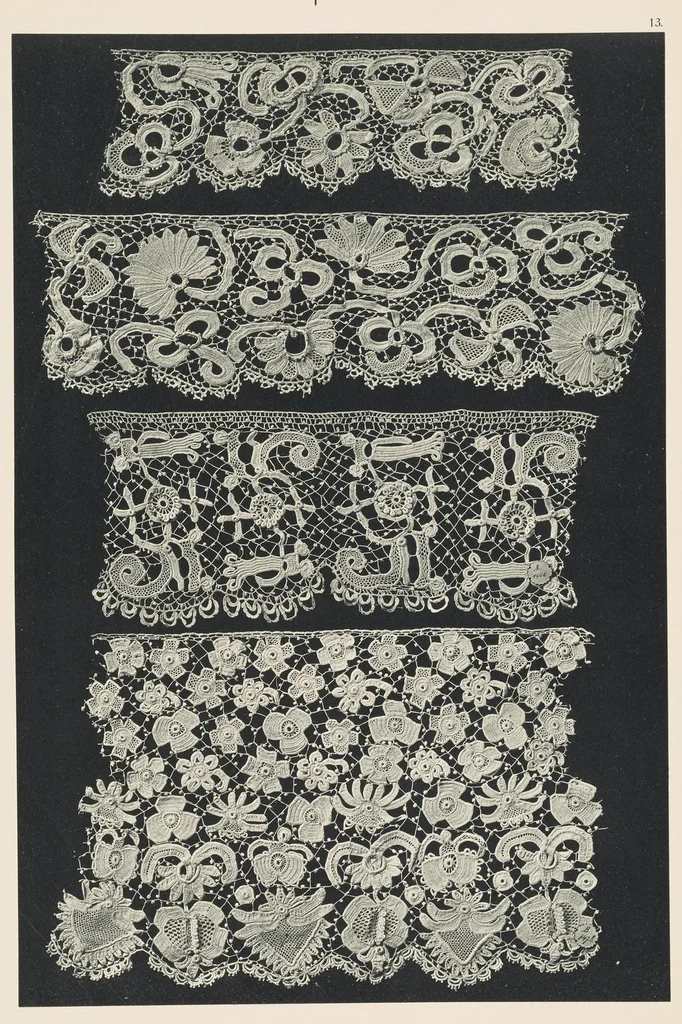 An illustration from Spitzen aus dem Museum der Königl Industrieschule zu Plauen i. V, 1903, leaf 28