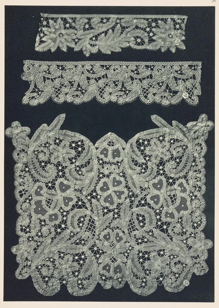 An illustration from Spitzen aus dem Museum der Königl Industrieschule zu Plauen i. V, 1903, leaf 60