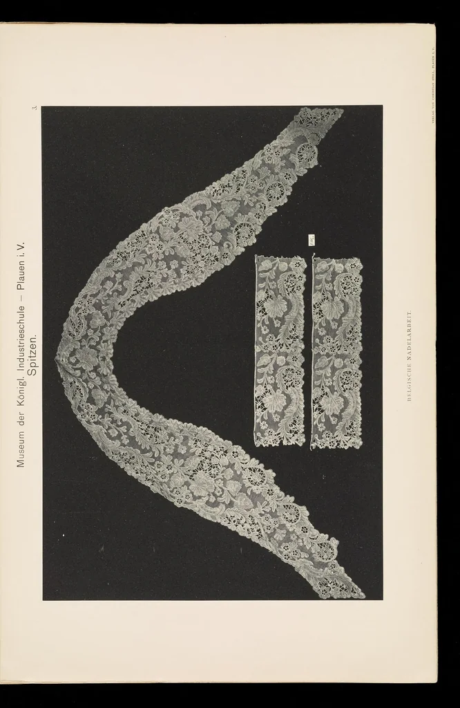 An illustration from Spitzen aus dem Museum der Königl Industrieschule zu Plauen i. V, 1903, leaf 8