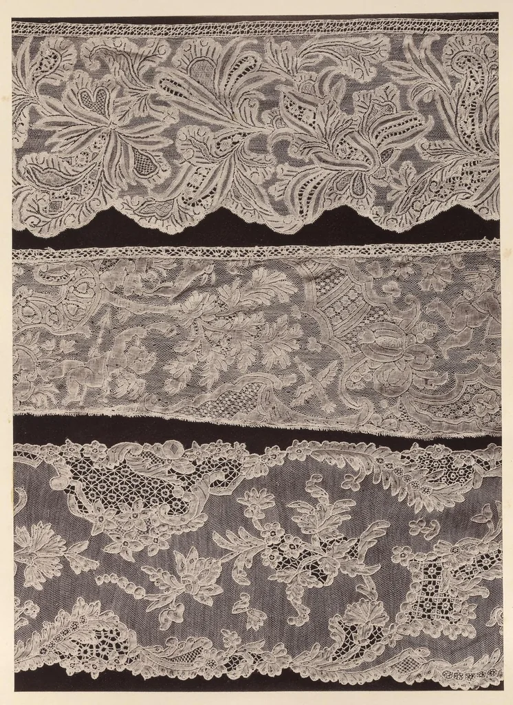 An illustration from Ancient needlepoint and pillow lace : with notes on the history of lace-making and descriptions of thirty examples, 1875, leaf 70
