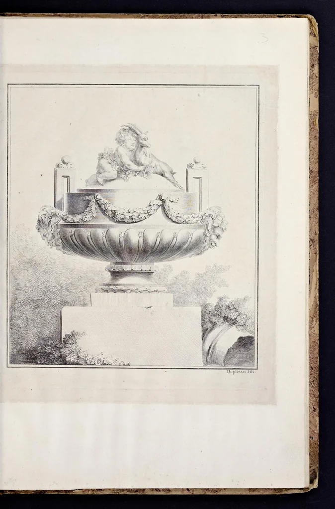 An illustration from Première [-deuxième] suite de vases composés, 1700, leaf 10
