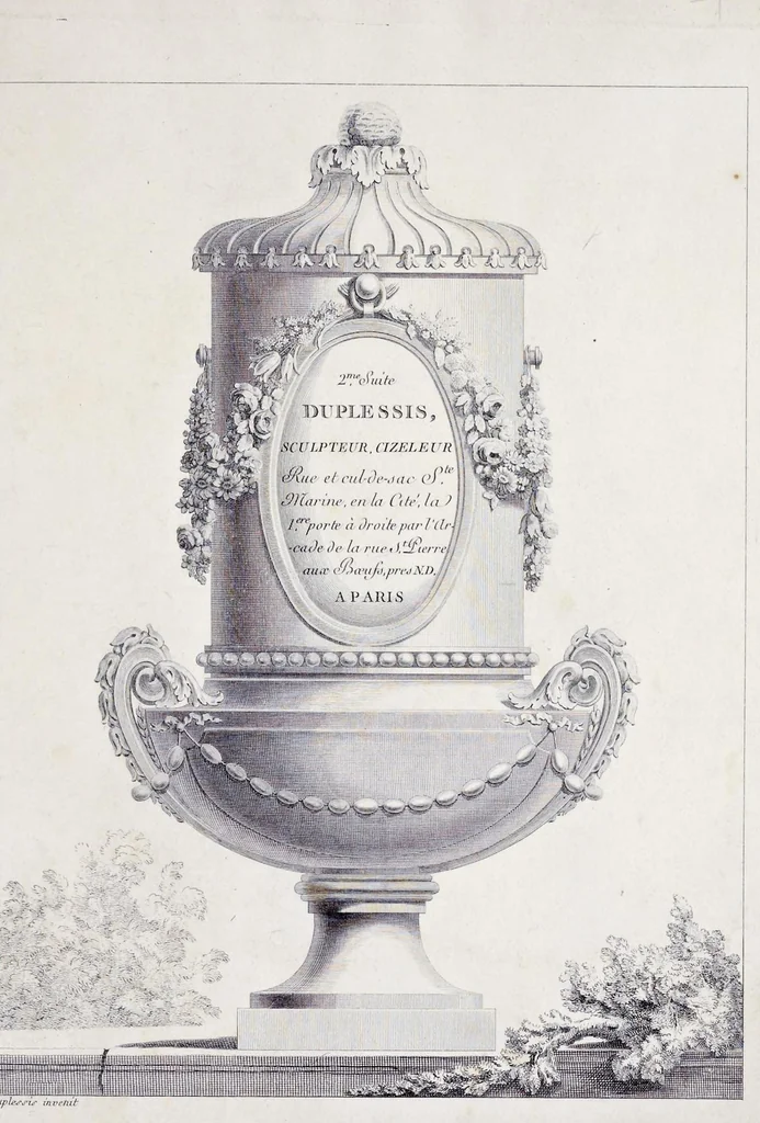 An illustration from Première [-deuxième] suite de vases composés, 1700, leaf 18