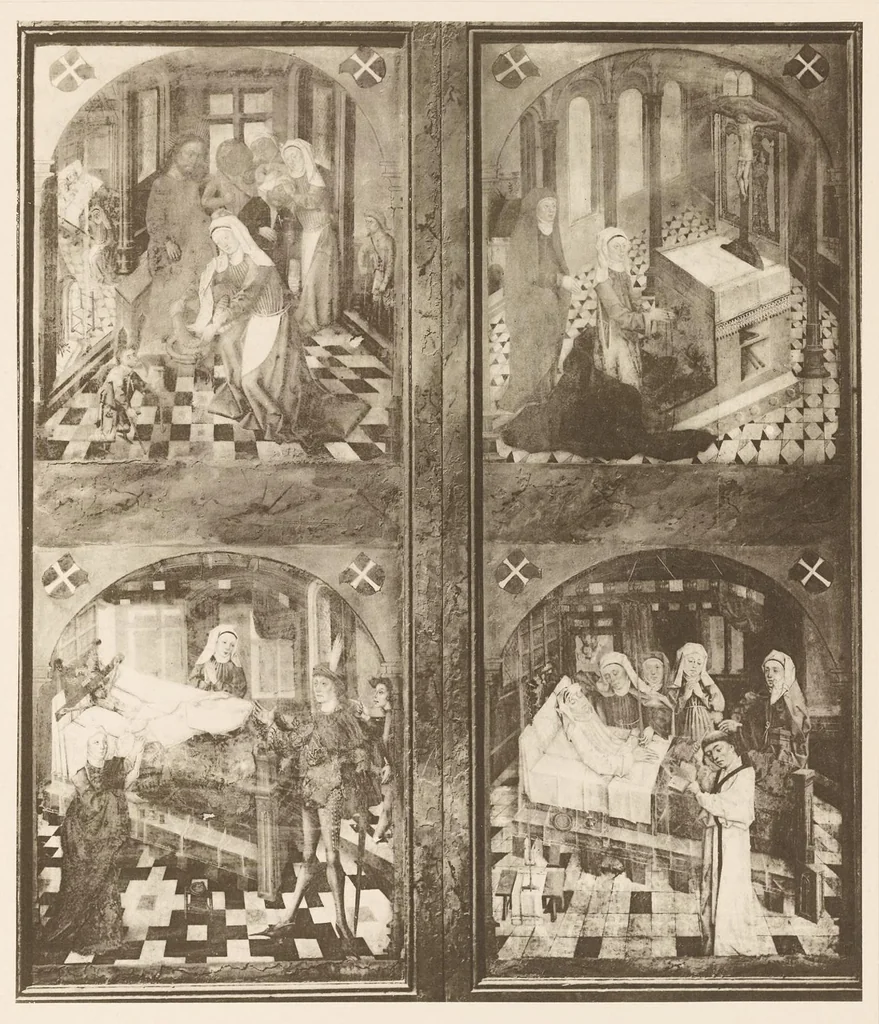 An illustration from Werke mittelalterlicher Holzplastik und Malerei in Livland und Estland, 1892, leaf 54