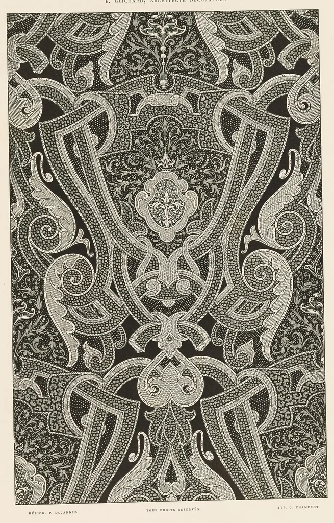 An illustration from Les tissvs anciens : reconstitués a l'aide du costume des miniatures et de documents inédits, 1878, leaf 26