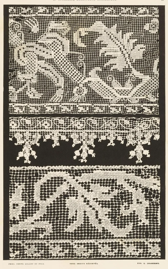 An illustration from Les tissvs anciens : reconstitués a l'aide du costume des miniatures et de documents inédits, 1878, leaf 64