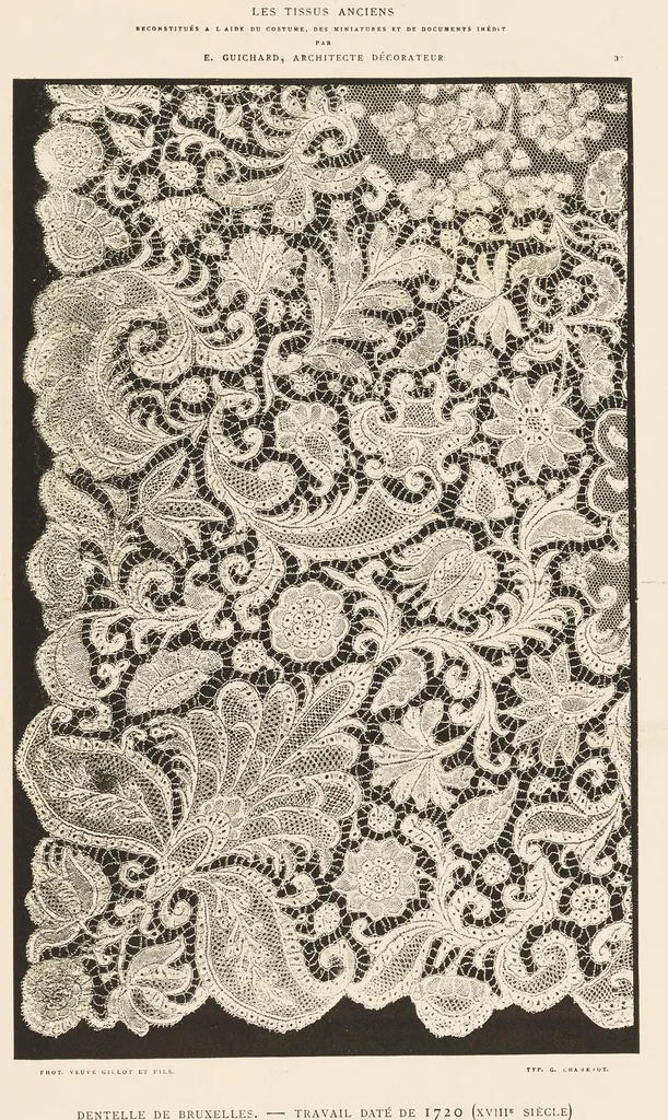 An illustration from Les tissvs anciens : reconstitués a l'aide du costume des miniatures et de documents inédits, 1878, leaf 86
