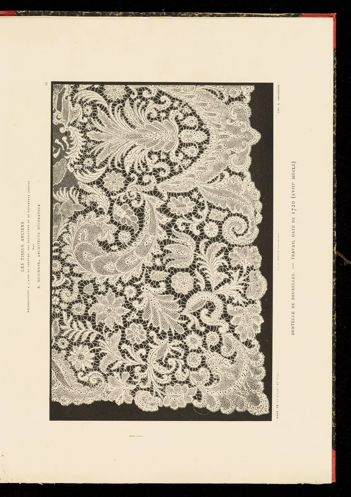 An illustration from Les tissvs anciens : reconstitués a l'aide du costume des miniatures et de documents inédits, 1878, leaf 98