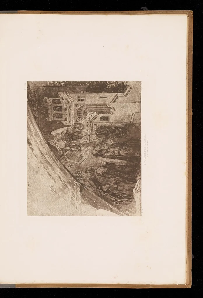 An illustration from Les peintures murales du Moyen Age & de la Renaissance en Forez, 1900, leaf 100