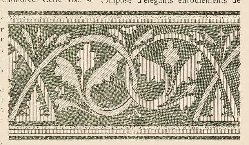 An illustration from Les peintures murales du Moyen Age & de la Renaissance en Forez, 1900, leaf 68