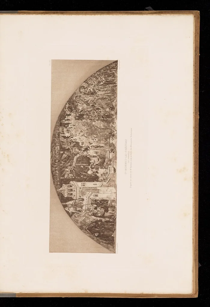An illustration from Les peintures murales du Moyen Age & de la Renaissance en Forez, 1900, leaf 96